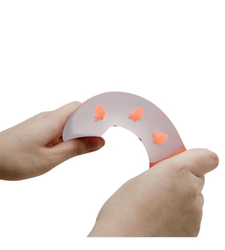 Dildo Fluorescente Luminoso Naranja