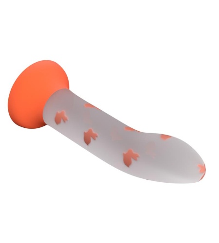 Dildo Fluorescente Luminoso Naranja