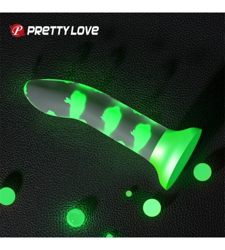Dildo Fluorescente Luminoso Verde