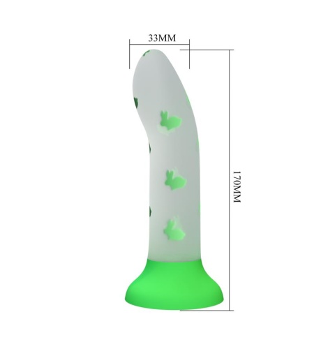 Dildo Fluorescente Luminoso Verde