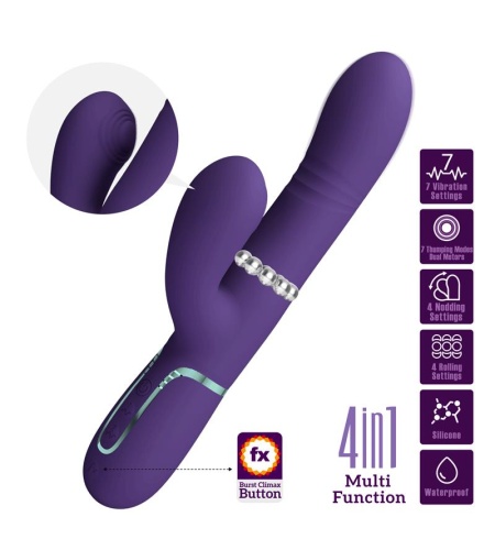Vibrador Multifunción Morado
