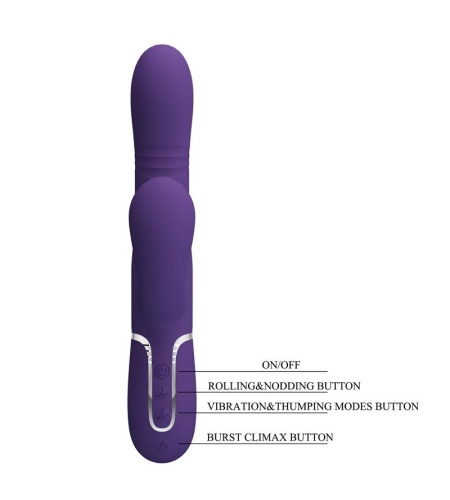 Vibrador Multifunción Morado