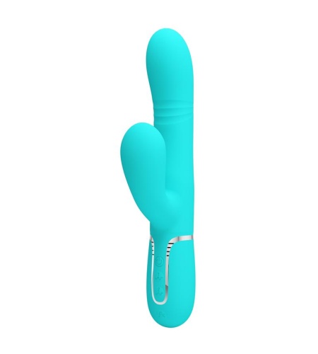 Vibrador Punto G Multifunción Verde Agua