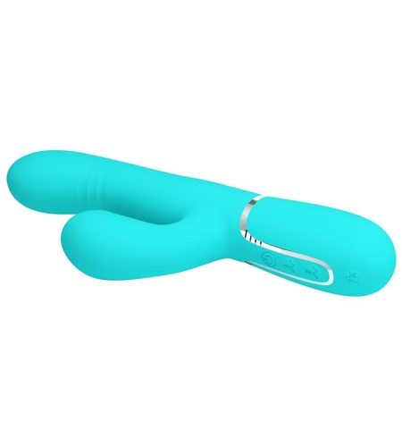 Vibrador Punto G Multifunción Verde Agua