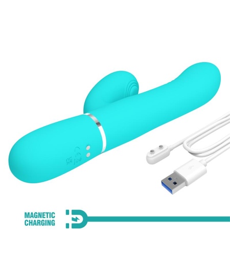 Vibrador Punto G Multifunción Verde Agua