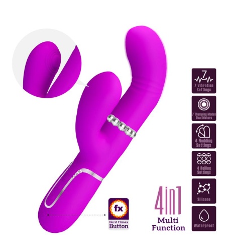 Vibrador Punto G Multifunción Fucsia