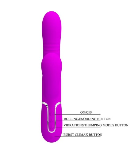 Vibrador Punto G Multifunción Fucsia