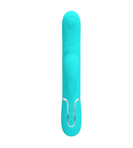 Vibrador Rabbit Con Licking Verde Agua