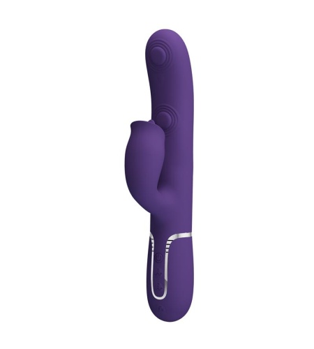 Vibrador Rabbit Con Lamido Morado