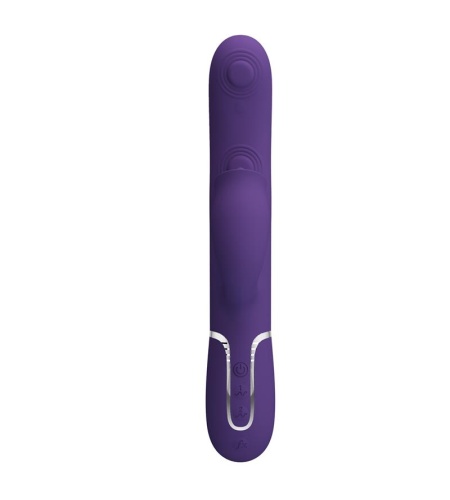 Vibrador Rabbit Con Lamido Morado
