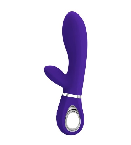 Vibrador de Silicona Doble Punto G Violeta