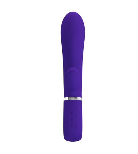 Vibrador de Silicona Doble Punto G Violeta