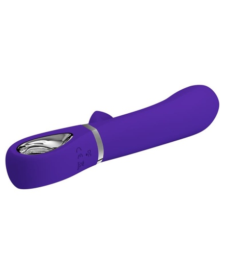 Vibrador de Silicona Doble Punto G Violeta