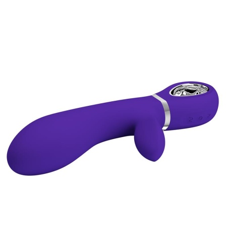 Vibrador de Silicona Doble Punto G Violeta