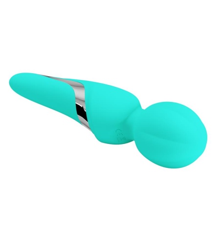 Vibrador Micrófono Recargable Wand Verde Agua