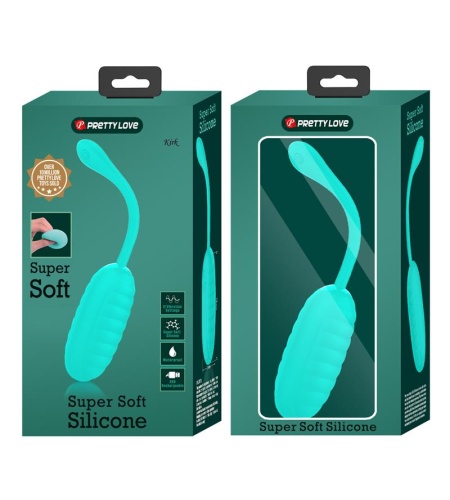 Kirk Huevo Vibrador Recargable Verde Agua