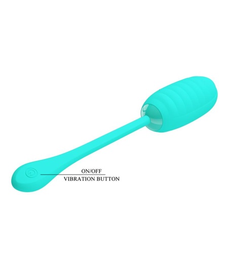 Kirk Huevo Vibrador Recargable Verde Agua