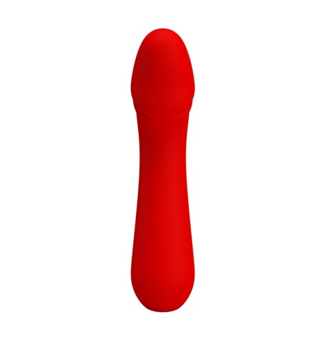 Cetus Vibrador Recargable Silicona Rojo