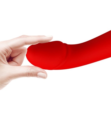 Cetus Vibrador Recargable Silicona Rojo
