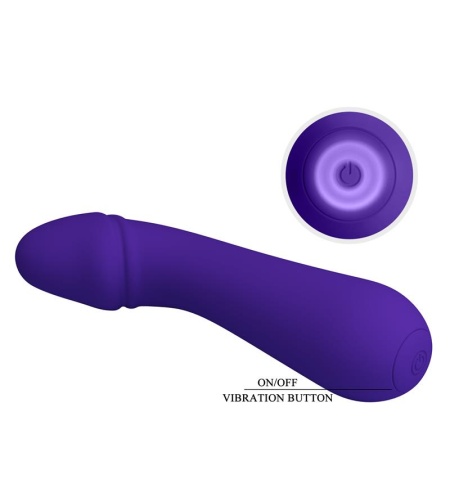 Cetus Vibrador Recargable Silicona Premium Lila