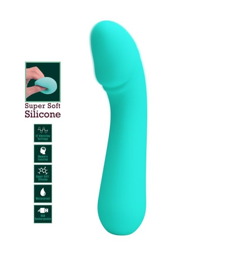 Cetus Vibrador Recargable Verde Agua