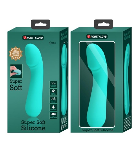 Cetus Vibrador Recargable Verde Agua