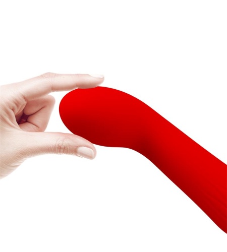 Vibrador Tacto Soft Recargable Rojo
