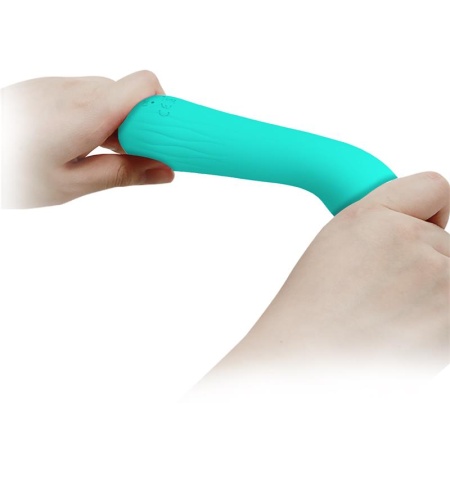 Faun Vibrador Tacto Soft Recargable Verde Agua