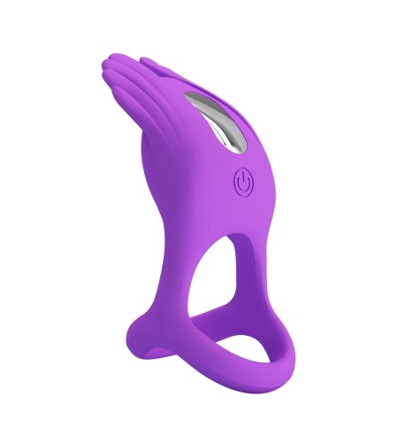 Silas Anillo de Placer 7 Vibraciones Silicona Lila