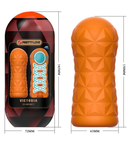 Masturbador Espiral Cheney Naranja