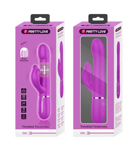 Vibrador Rabbit Perlas Rosa
