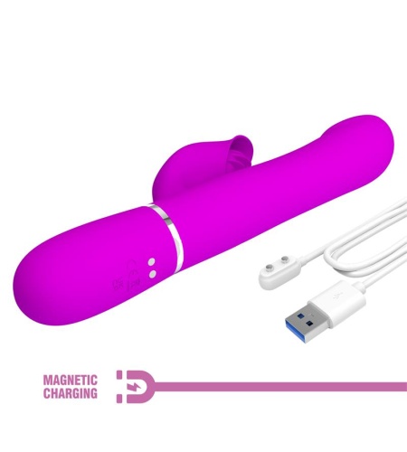 Vibrador Rabbit Perlas Rosa