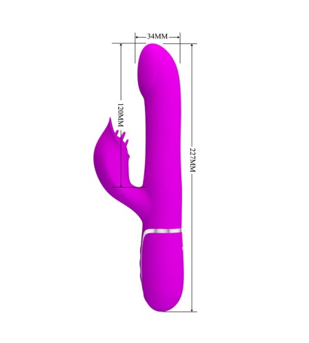 Vibrador Rabbit Perlas Rosa