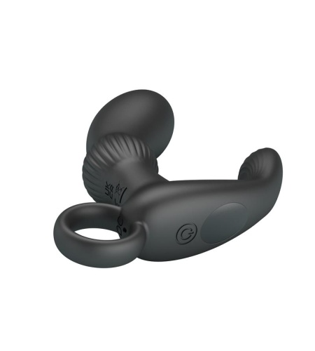Cayla Masajeador Vibrador Anal Negro