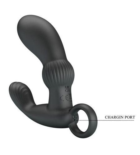 Cayla Masajeador Vibrador Anal Negro