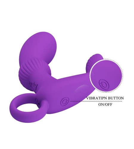 Cayla Masajeador Vibrador Anal Lila