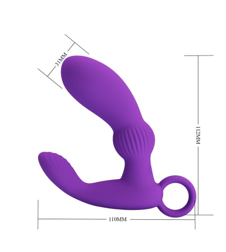 Cayla Masajeador Vibrador Anal Lila