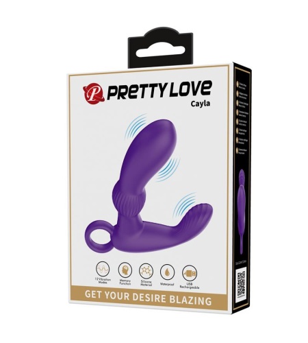 Cayla Masajeador Vibrador Anal Lila