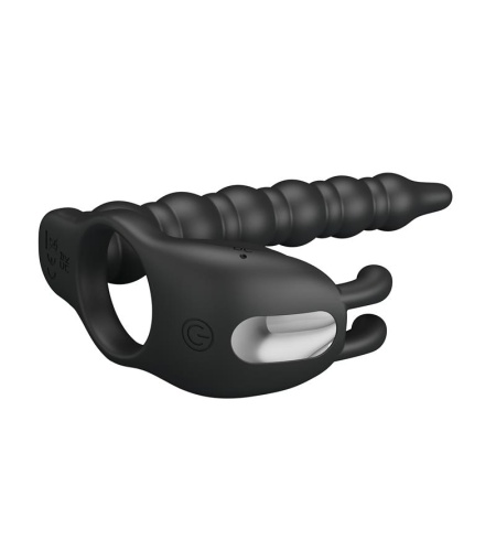 Anillo Vibrador con Doble Penetración