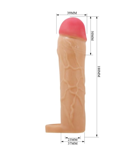 Funda De Pene Tacto Natural 18cm