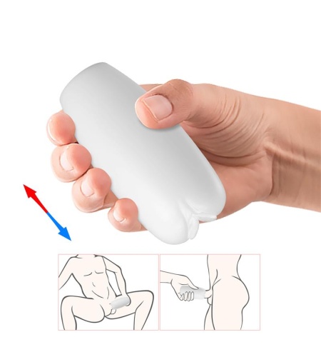 Masturbador Funda Masculino Blanco