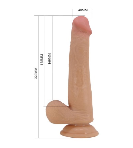 Dildo Realístico 22 Cm Natural