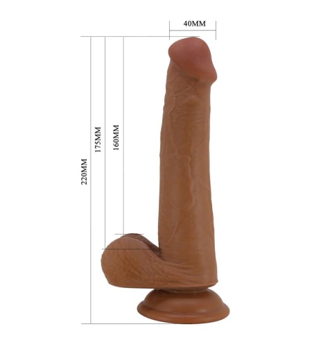Dildo Realista 22 Cm Mulato