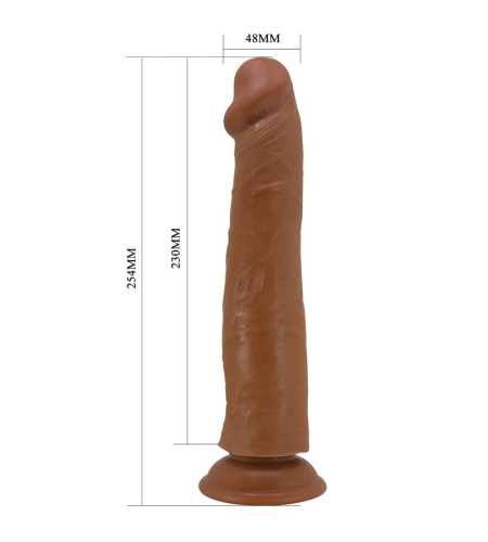 Dildo Realístico 25 Cm Mulato