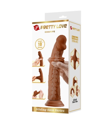 Dildo Realístico 25 Cm Mulato