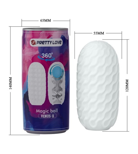 Funda Masturbador Masculino Blanco