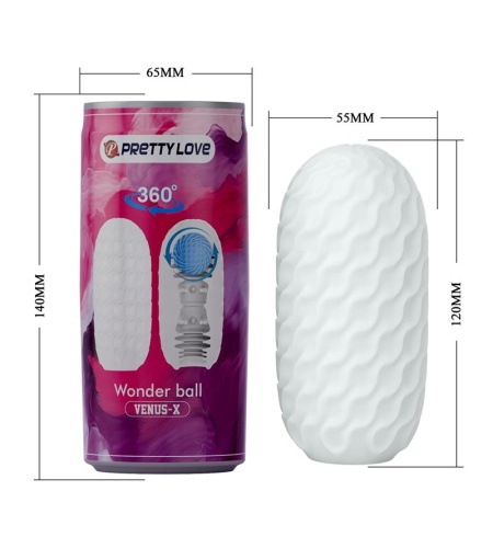 Masturbador Masculino Modelo 3 Blanco