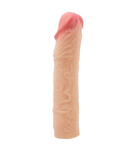 Funda Pene Con Extensión De 7.6 Cm Natural