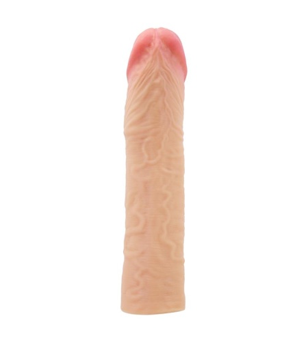 Funda Pene Con Extensión De 7.6 Cm Natural