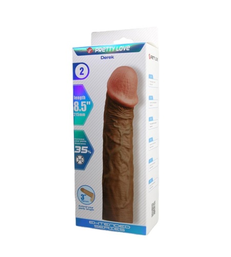 Funda Pene Con Extensión De 7.6 Cm Mulato